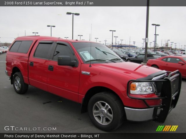 2008 Ford F150 Lariat SuperCrew in Bright Red
