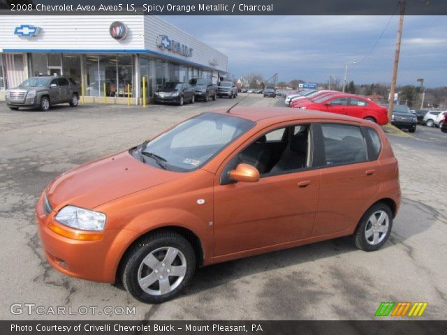 2008 Chevrolet Aveo Aveo5 LS in Spicy Orange Metallic