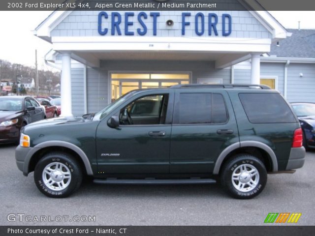 2002 Ford Explorer XLS 4x4 in Aspen Green Metallic