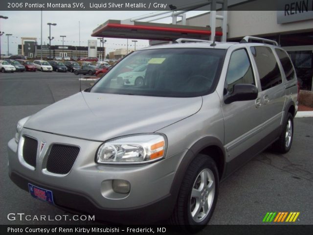 2006 Pontiac Montana SV6 in Liquid Silver Metallic