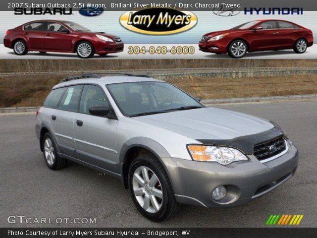 2007 Subaru Outback 2.5i Wagon in Brilliant Silver Metallic