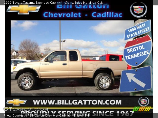 1999 Toyota Tacoma Extended Cab 4x4 in Sierra Beige Metallic