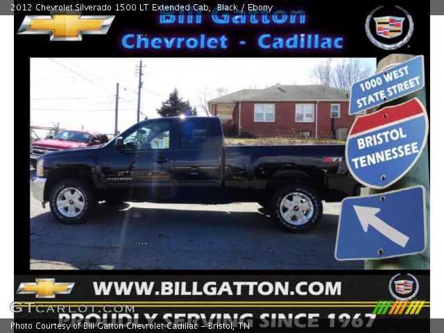 2012 Chevrolet Silverado 1500 LT Extended Cab in Black
