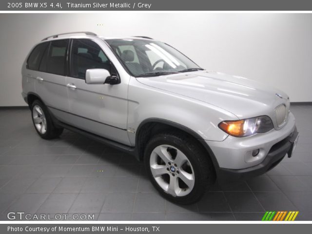 2005 BMW X5 4.4i in Titanium Silver Metallic