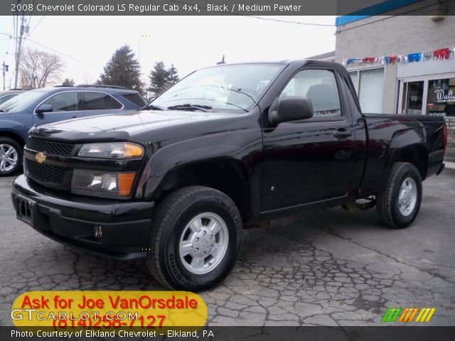 2008 Chevrolet Colorado LS Regular Cab 4x4 in Black