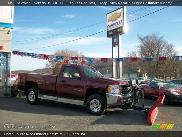 2009 Chevrolet Silverado 3500HD LT Regular Cab 4x4 in Deep Ruby Metallic