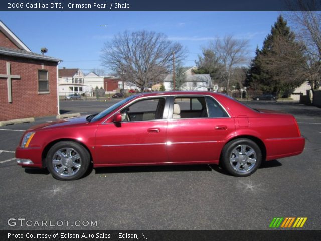 2006 Cadillac DTS  in Crimson Pearl