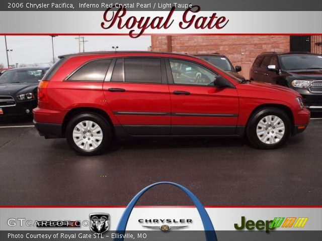 2006 Chrysler Pacifica  in Inferno Red Crystal Pearl
