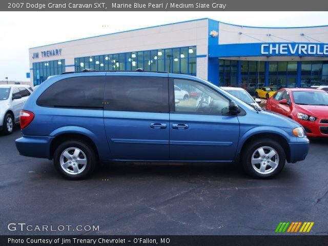 2007 Dodge Grand Caravan SXT in Marine Blue Pearl