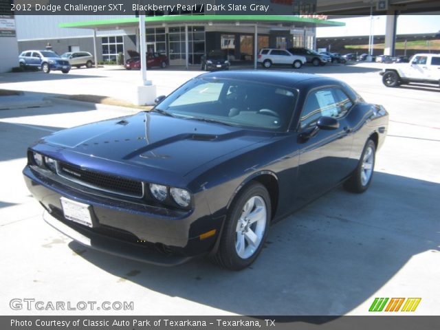 2012 Dodge Challenger SXT in Blackberry Pearl