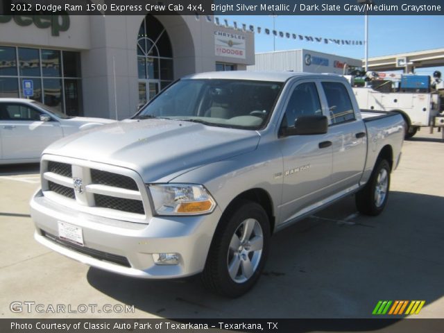 2012 Dodge Ram 1500 Express Crew Cab 4x4 in Bright Silver Metallic