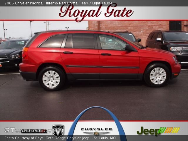 2006 Chrysler Pacifica  in Inferno Red Crystal Pearl