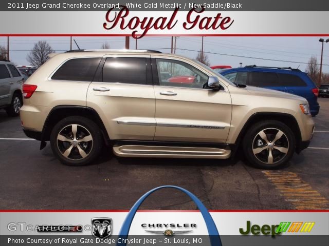2011 Jeep Grand Cherokee Overland in White Gold Metallic