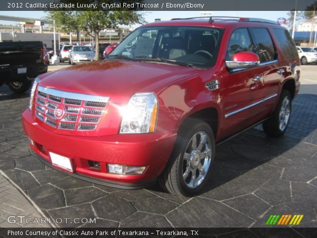 2012 Cadillac Escalade Luxury in Crystal Red Tintcoat