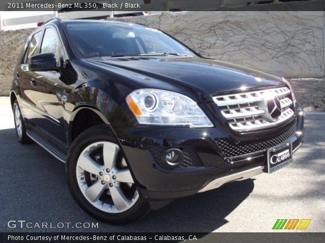 2011 Mercedes-Benz ML 350 in Black