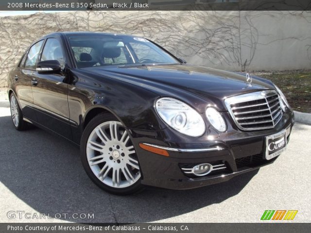 2008 Mercedes-Benz E 350 Sedan in Black