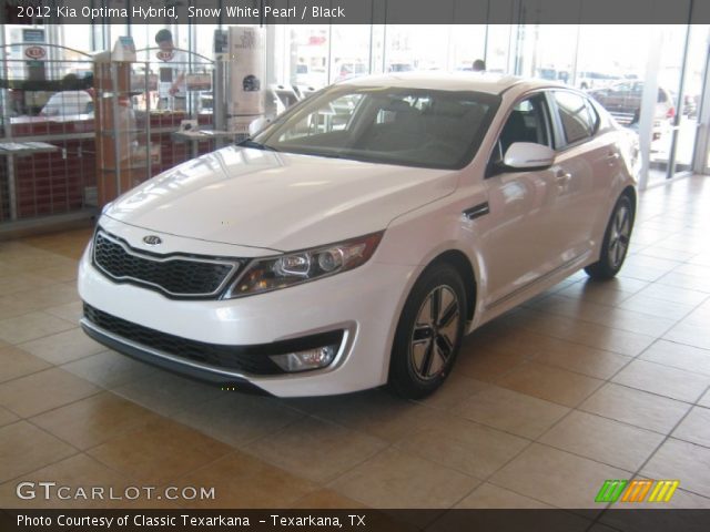 2012 Kia Optima Hybrid in Snow White Pearl