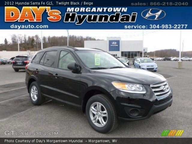 2012 Hyundai Santa Fe GLS in Twilight Black
