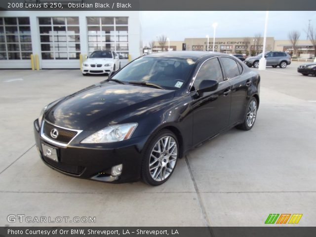 2008 Lexus IS 250 in Obsidian Black