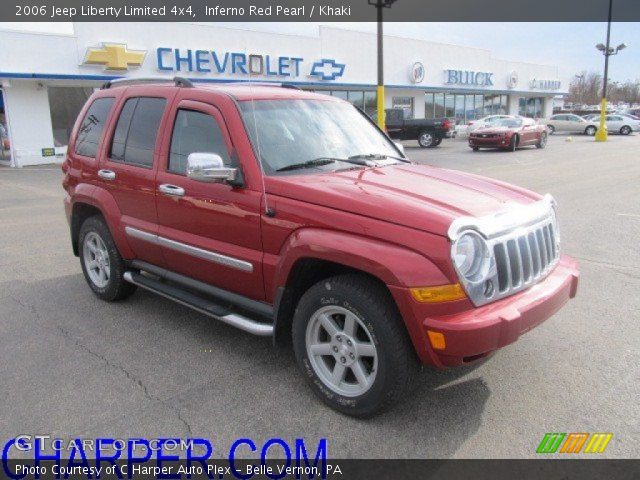 2006 Jeep Liberty Limited 4x4 in Inferno Red Pearl