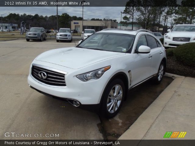 2012 Infiniti FX 35 AWD in Moonlight White