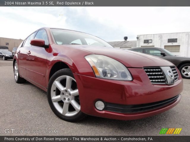 2004 Nissan Maxima 3.5 SE in Red Opulence