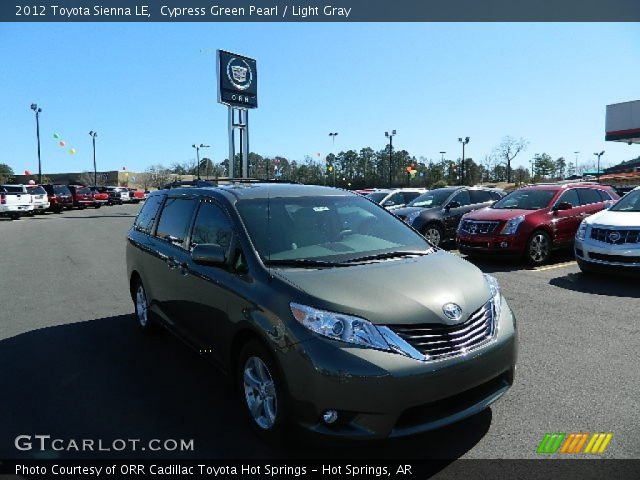 2012 Toyota Sienna LE in Cypress Green Pearl