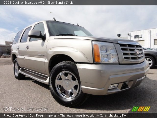 2003 Cadillac Escalade AWD in Silver Sand