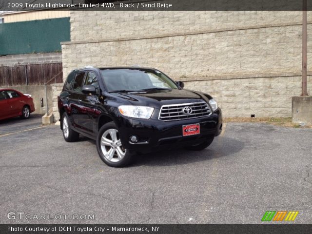 2009 Toyota Highlander Limited 4WD in Black