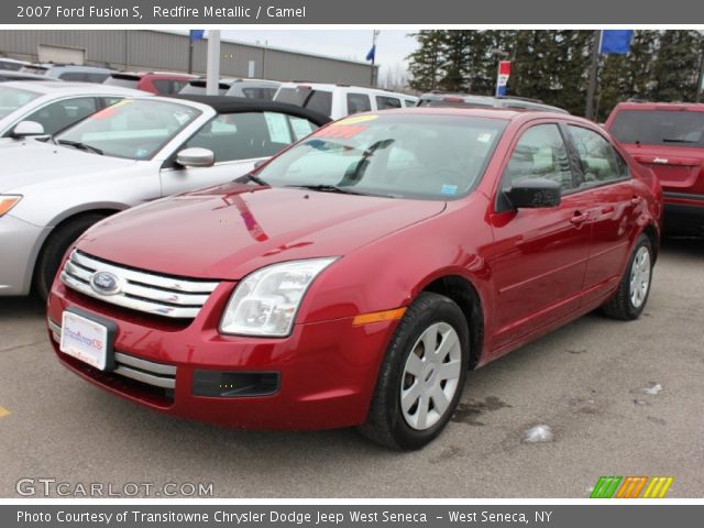 2007 Ford Fusion S in Redfire Metallic