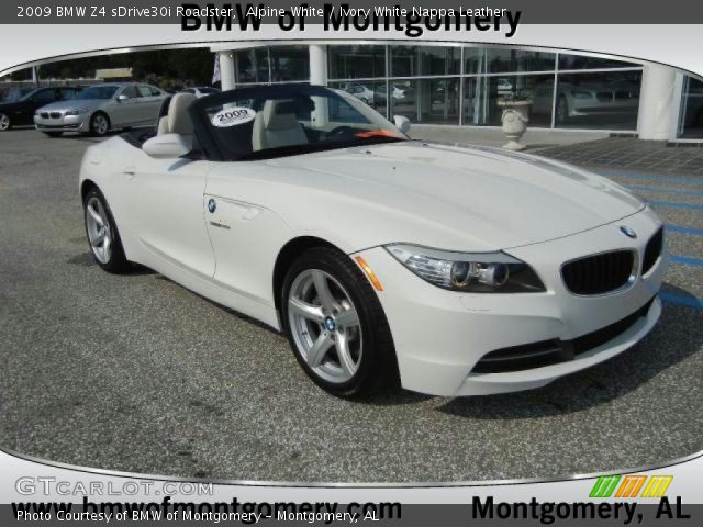 2009 BMW Z4 sDrive30i Roadster in Alpine White