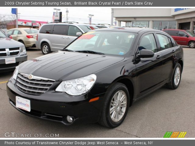 2009 Chrysler Sebring Touring Sedan in Brilliant Black Crystal Pearl