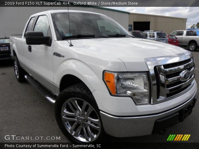 Oxford White 2009 Ford F150 Xlt Supercab 4x4 Stone
