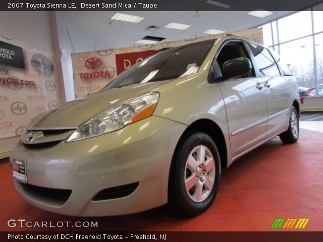 2007 Toyota Sienna LE in Desert Sand Mica
