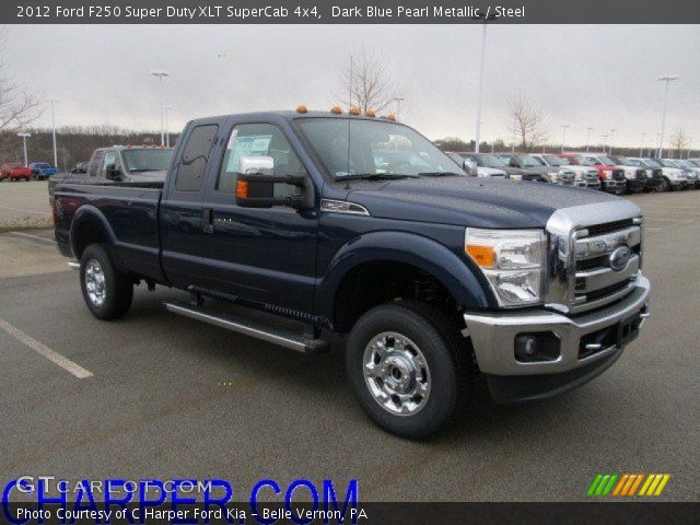 2012 Ford F250 Super Duty XLT SuperCab 4x4 in Dark Blue Pearl Metallic