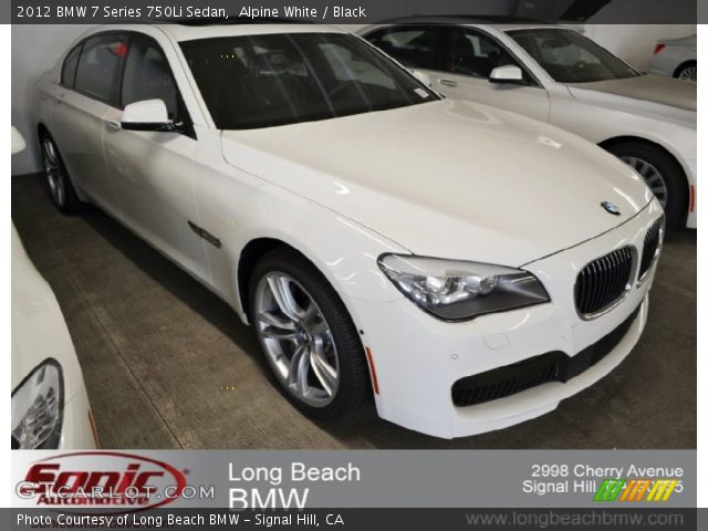 2012 BMW 7 Series 750Li Sedan in Alpine White