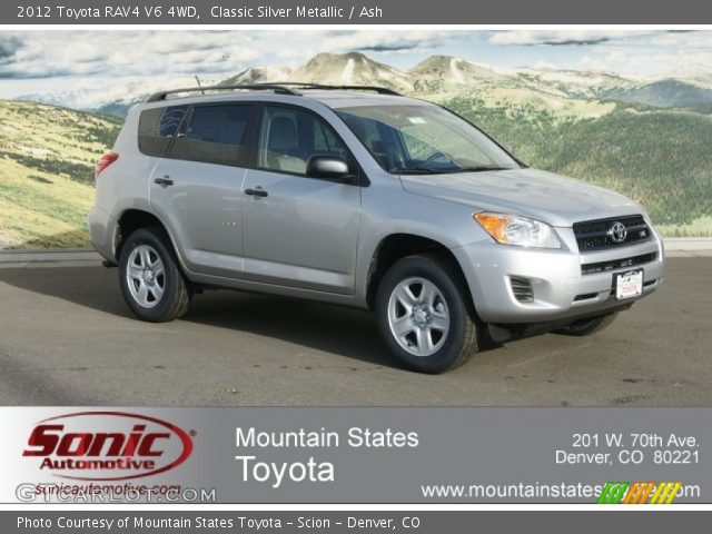 2012 Toyota RAV4 V6 4WD in Classic Silver Metallic