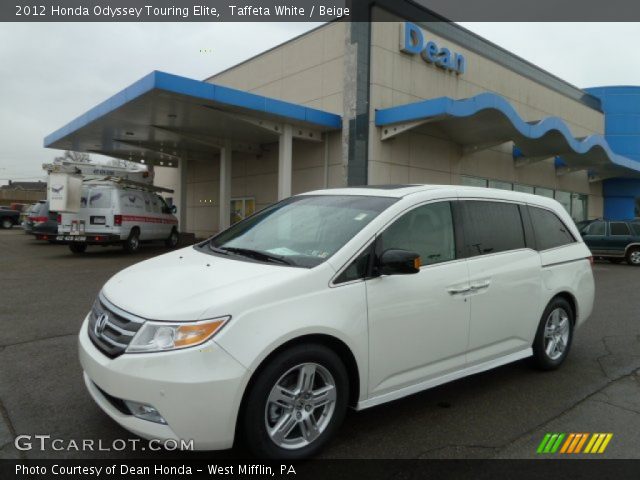 2012 Honda Odyssey Touring Elite in Taffeta White