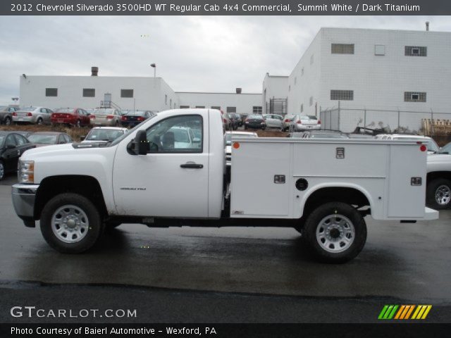 2012 Chevrolet Silverado 3500HD WT Regular Cab 4x4 Commercial in Summit White