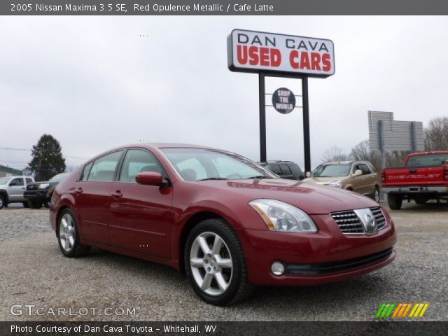 2005 Nissan Maxima 3.5 SE in Red Opulence Metallic