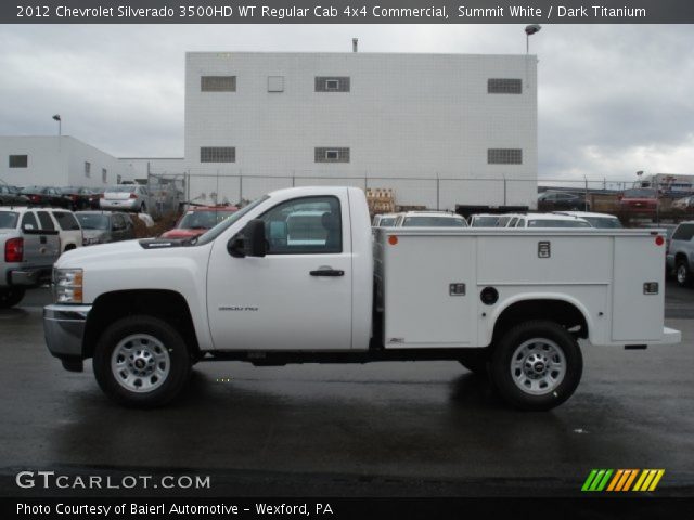 2012 Chevrolet Silverado 3500HD WT Regular Cab 4x4 Commercial in Summit White