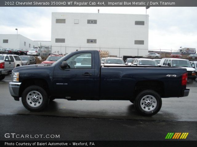 2012 Chevrolet Silverado 3500HD WT Regular Cab 4x4 in Imperial Blue Metallic