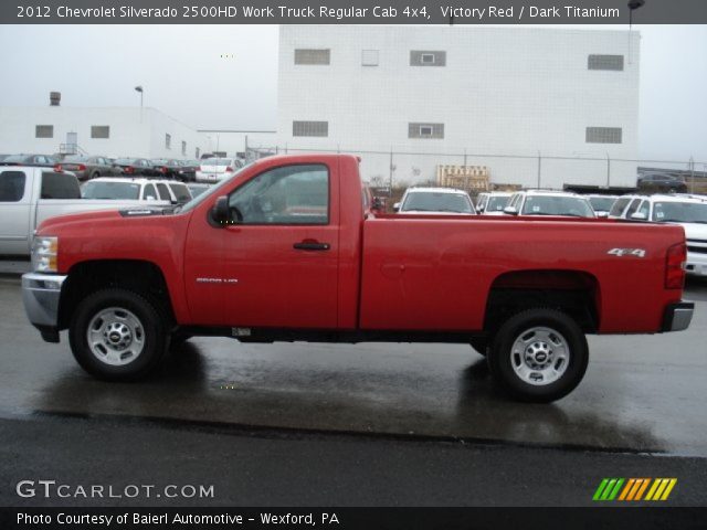 2012 Chevrolet Silverado 2500HD Work Truck Regular Cab 4x4 in Victory Red