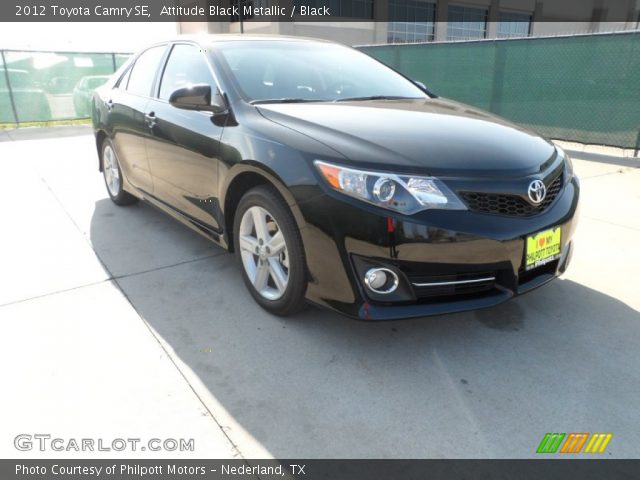 2012 Toyota Camry SE in Attitude Black Metallic
