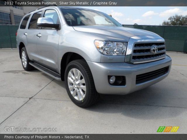 2012 Toyota Sequoia Platinum in Silver Sky Metallic