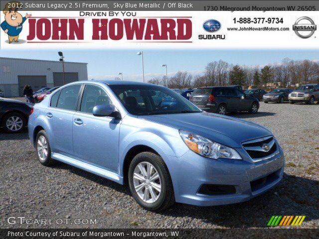 2012 Subaru Legacy 2.5i Premium in Sky Blue Metallic