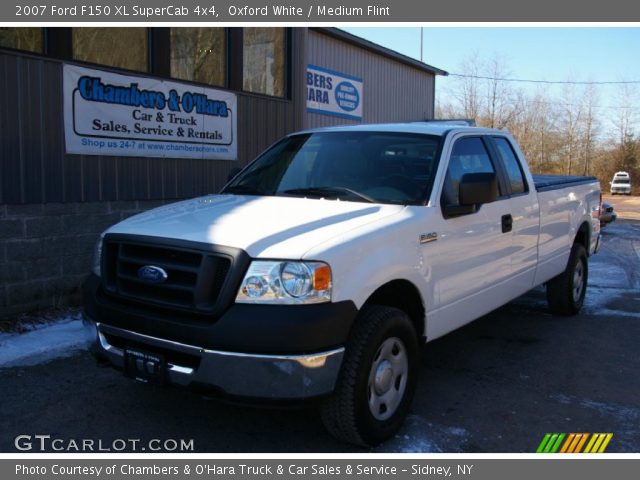 2007 Ford F150 XL SuperCab 4x4 in Oxford White
