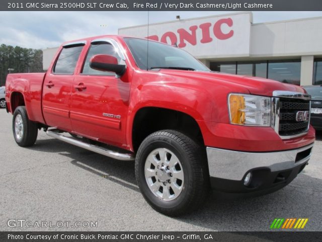 2011 GMC Sierra 2500HD SLT Crew Cab in Fire Red