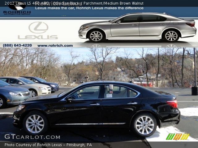 2012 Lexus LS 460 AWD in Obsidian Black