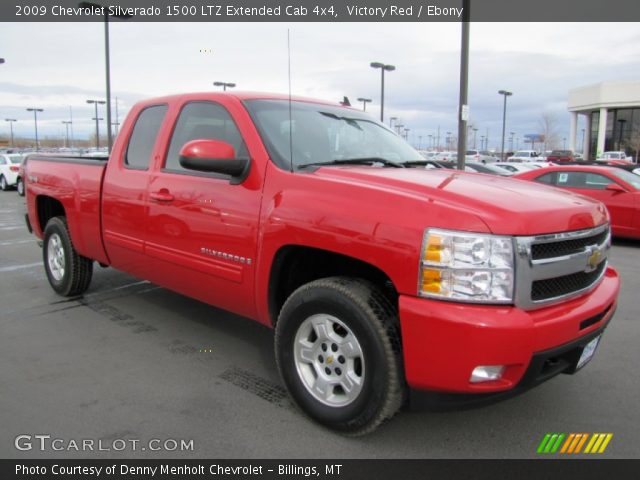 2009 Chevrolet Silverado 1500 LTZ Extended Cab 4x4 in Victory Red